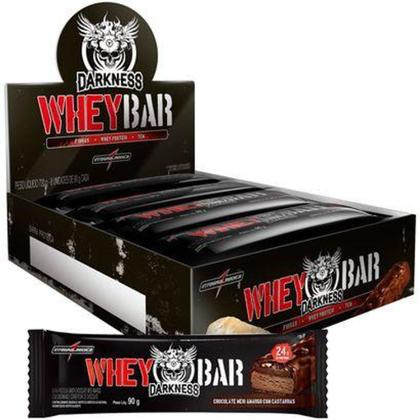 Imagem de Dark Whey Bar 90g Caixa Com 8 Unid. Darkness Integralmédica