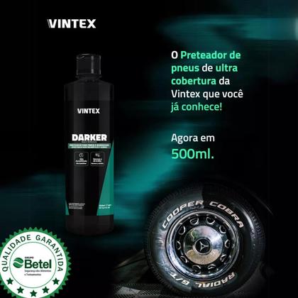 Imagem de Darker 500ml Pneu Pretinho Revitalizador Borracha Vintex