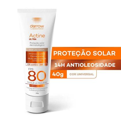 Imagem de Darrow Actine Ultra Kit com 2 Unidades  Protetor Solar Facial com Cor Universal FPS70  40g