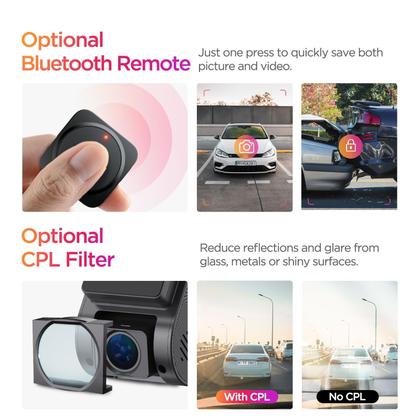 Imagem de Dash Cam VIOFO A119 Mini 2 STARVIS 2 Sensor 2K 60 fps para carro