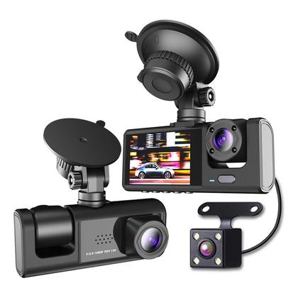 Imagem de Dashcam 1080p de grande angular C309-2083 com gravação dupla WiFi