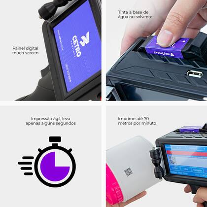 Imagem de Datador Inkjet Handjet 6