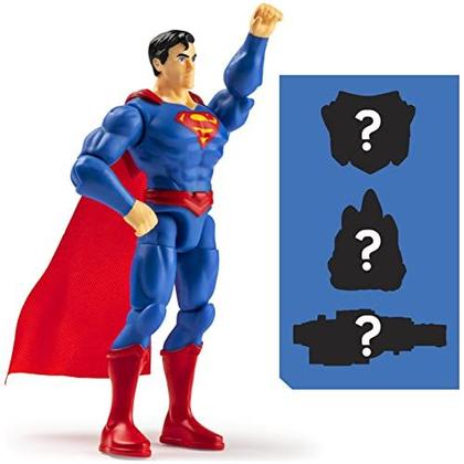 Imagem de DC Comics, 4-Inch SUPERMAN e CYBORG Action Figure 2-Pack com 6 Acessórios misteriosos, Aventura 1