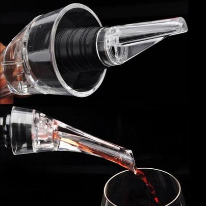Imagem de Decantador De Vinho Instantâneo Aerador Moderno Bico Dosador