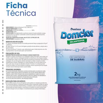 Imagem de Decantador Sulfato De Alumínio Domclor 2kg
