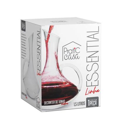 Imagem de Decanter de Vidro Pratic Casa 1.5 Litro