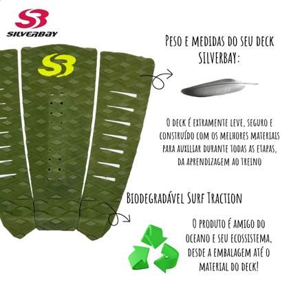 Imagem de Deck Antiderrapante Silverbay Tiger Prancha Surfe Cola 3M