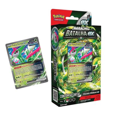 Imagem de Deck De Batalha Pokémon Tcg Ex Folhas Férreas - Copag