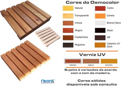 Imagem de Deck De Madeira Modular 30x30 Cm Réguas 4 cm Com Pintura Neonx