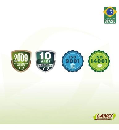 Imagem de Deck Modular em Madeira Plástica 100x100cm Resistente