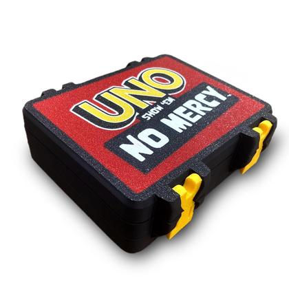 Imagem de Deckbox Caixinha Orcanizadora Para Cartas Uno No Mercy Jogos