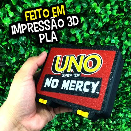 Imagem de Deckbox Caixinha Orcanizadora Para Cartas Uno No Mercy Jogos