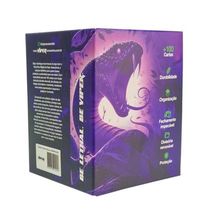 Imagem de Deckbox Viper 100+ Caixa de Baralho Cartas Pokemon Magic Verde