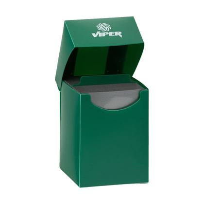 Imagem de Deckbox Viper 100+ Caixa de Baralho Cartas Pokemon Magic Verde