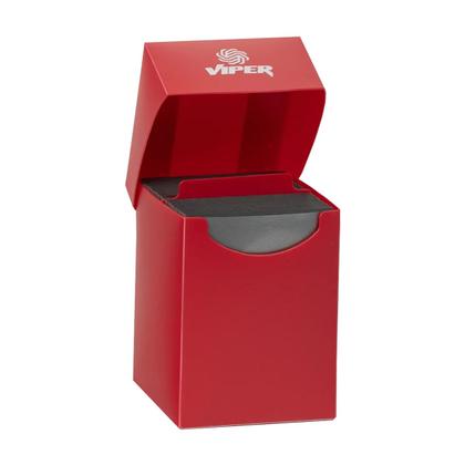 Imagem de Deckbox Viper 100+ Caixa de Baralho Cartas Pokemon Magic Vermelho