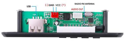 Imagem de Decodificador Bluetooth Mp3 usb fm controle remoto cx Ativa