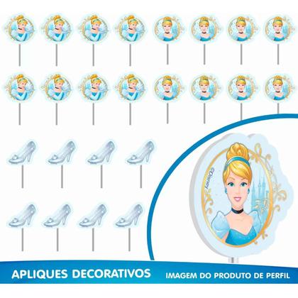 Imagem de Decoração Aniversario Cinderela Infantil Em Casa Super Fácil Com 39 Enfeites