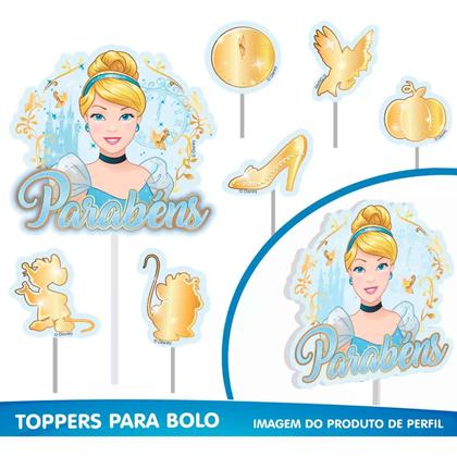 Imagem de Decoração Aniversario Cinderela Infantil Em Casa Super Fácil Com 39 Enfeites