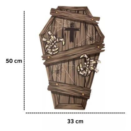 Imagem de Decoração Assustadora De Caixão Para O Halloween E Bruxas