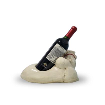 Imagem de Decoração Cavalo Marrom E Boi Nelore Kit Porta Vinho Gesso Elegância Artesanal - VÁRIAS VARIEDADES