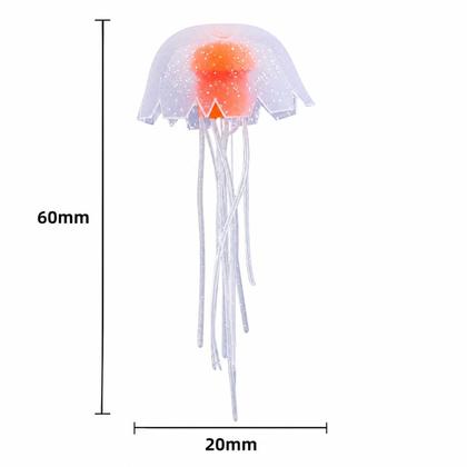 Imagem de Decoração De Aquário Medusa Água Viva Enfeite De Silicone