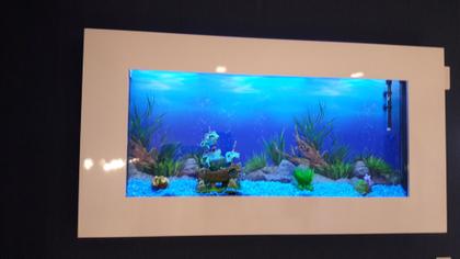 Imagem de Decoração de Casa Aquario de Parede tipo Tv
