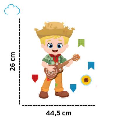 Imagem de decoração de festa junina kit 41 itens soa joao