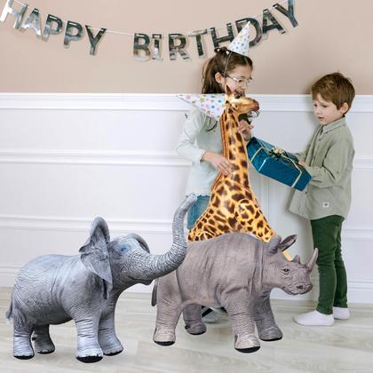 Imagem de Decoração de festa Toy Jet Creations Safari Animal, pacote com 3