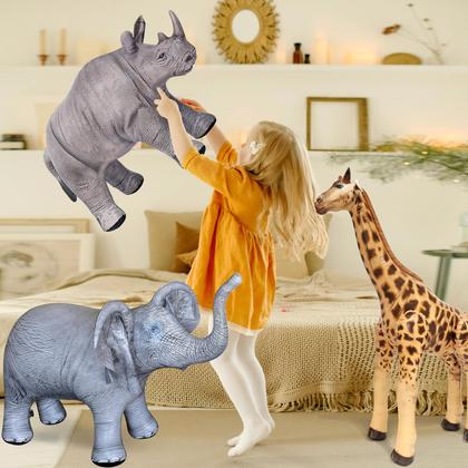 Imagem de Decoração de festa Toy Jet Creations Safari Animal, pacote com 3