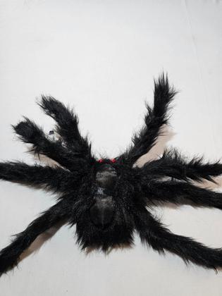 Imagem de Decoração De Halloween Aranha Gigante Falsa Festa Bruxa 30cm