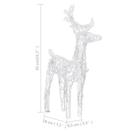 Imagem de Decoração de Natal vidaXL Reindeers & Sleigh com 160 LEDs