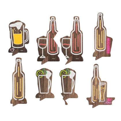 Imagem de Decoração Display de mesa BOTECO DELAS 8 Unidades festa
