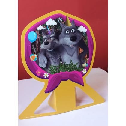 Imagem de Decoração Display de mesa Masha e o Urso festa - 6 Unidades
