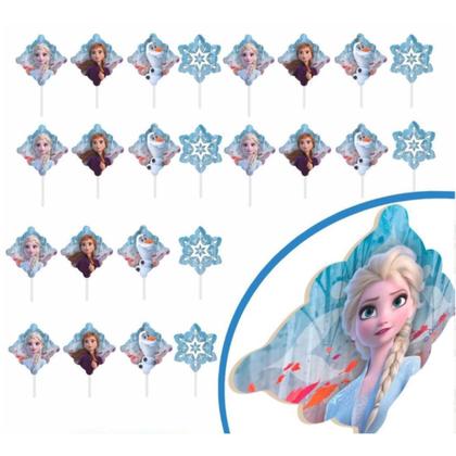 Imagem de Decoração Festa Aniversário Infantil Frozen 2 Com 39 Enfeites