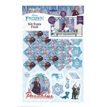 Imagem de Decoração Festa Aniversário Infantil Frozen 2 Com 39 Enfeites