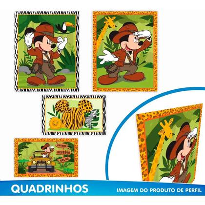 Imagem de Decoração Festa Aniversário Infantil Mickey Safari Com 40 Itens