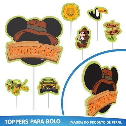 Imagem de Decoração Festa Infantil Mickey Safari Kit Exclusivo 