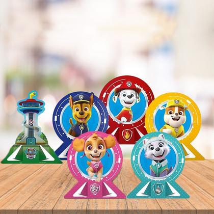 Imagem de Decoração festa Patrulha Canina Display de mesa 6 Unidade