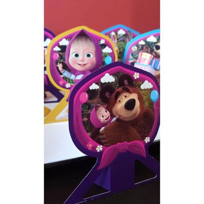 Imagem de Decoração Masha e o Urso Display de mesa  - 6 Unidades