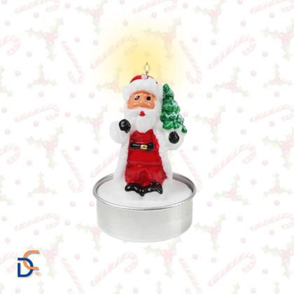 Imagem de Decoração Mesa de Natal Kit 3 Velas 3D Noel e Boneco de Neve - ART CHRISTMAS