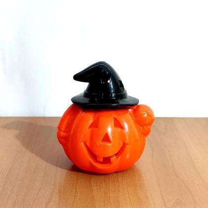 Imagem de Decoração para Festa de dia das Bruxas Halloween Abóbora com Chapéu de Bruxa