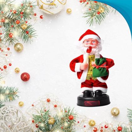 Imagem de Decoração Perfeita com Papai Noel Musical e Luzes para Deixar o Ambiente Natalino Ótimo Produto Para Decoração