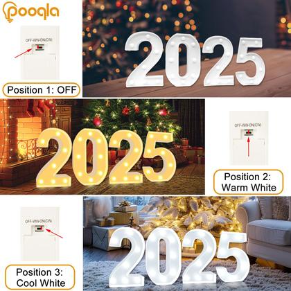 Imagem de Decoração Pooqla LED Light Up Numbers 21 para festa de aniversário