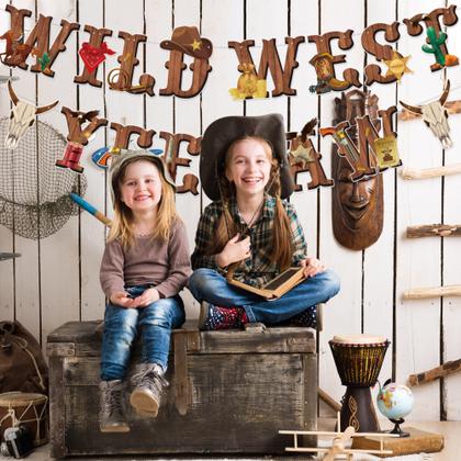 Imagem de Decorações de festa Augisteen Western Wild West 26 peças
