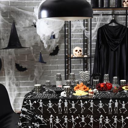 Imagem de Decorações de festa de esqueleto de Halloween Funnymoom 452 unidades