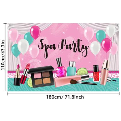 Imagem de Decorações de festa Frienda Spa Princess Makeup 180x110cm