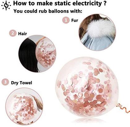 Imagem de Decorações de festa HGH Rose Gold Birthday para mulheres e meninas