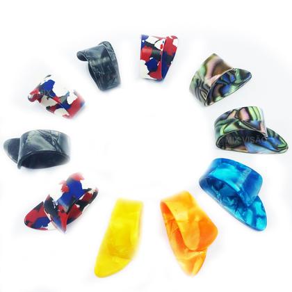 Imagem de Dedeira para Viola e Violão kit c/10 Cores Sortidas - Dd10