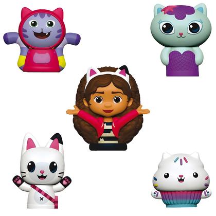 Imagem de Dedoches De Brinquedo Casa Da Gabby Fantoche De Dedo Modelos Em Vinil Macio - Líder Brinquedos