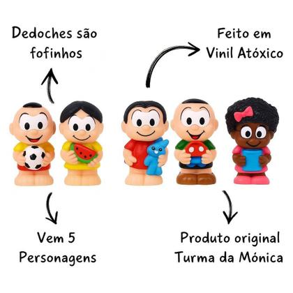 Imagem de Dedoches Turma da Monica Lider Brinquedos - 3767